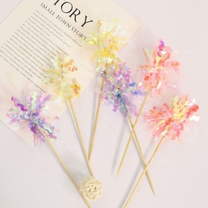 Décoration de gâteau d'anniversaire, fanion pour décoration de Cupcake, feu d'artifice pour mariage, fournitures de fête d'anniversaire pour enfants, décoration de pâtisserie - Product Image 3