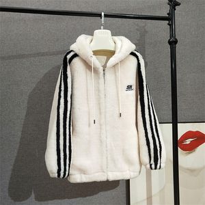 Chaqueta cálida <span class=keywords><strong>deportiva</strong></span> para <span class=keywords><strong>mujer</strong></span> y niña, abrigo con capucha de piel de oveja para <span class=keywords><strong>mujer</strong></span>, <span class=keywords><strong>Parka</strong></span> - Product Image 5