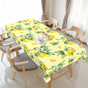 Manteles de Lujo para Cocina, de Uso Interior, de Tela de Algodón/Lino Impermeable, con Estampado Simple, Personalizados de Fábrica, Gran Venta - Product Image 5