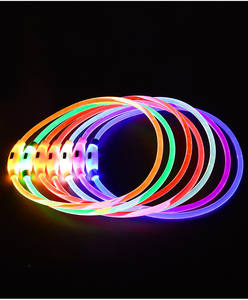 <span class=keywords><strong>Collar</strong></span> LED USB para Perro, <span class=keywords><strong>Collar</strong></span> Luminoso Recargable para Mascotas, <span class=keywords><strong>Collar</strong></span> de Seguridad Nocturno con Luz Intermitente - Product Image 3