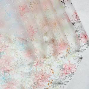 Papel de regalo romántico con diseño de flores para el Día de San Valentín, translúcido, impermeable, de plástico mate, papel para envolver flores, papel de regalo hecho a mano, floristería - Product Image 1