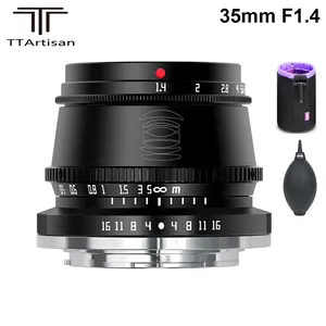 מצלמה הר fujifilm Suppliers-TTArtisan 35mm F1.4 APS-C ידני פוקוס עדשה עבור Sony E הר/Fujifilm M4/3 הר מצלמות A9 a7III A6600 A6400 X-T4 X-T3 X-T30