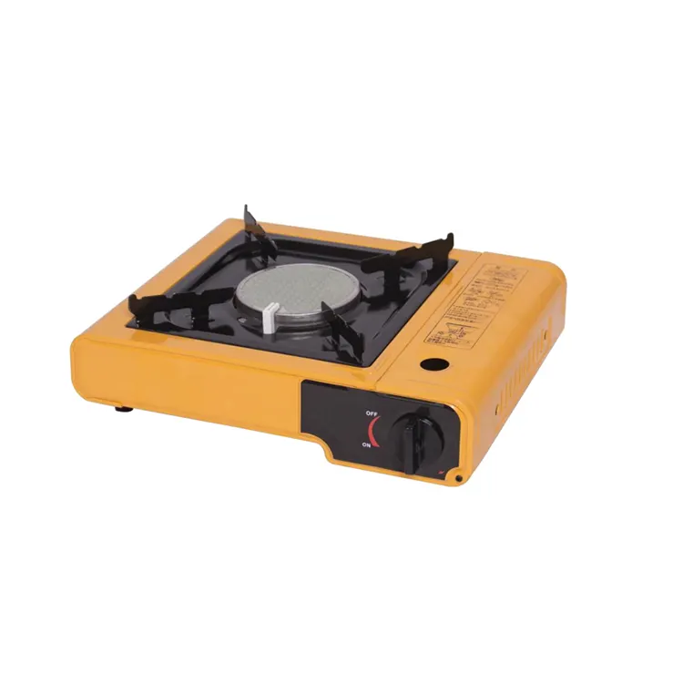 NEW Portable Butane Gas Stove with Carrying Case Listed , Black is the perfect choice for any camping trip smooth metal body