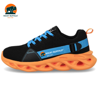 Chaussure de sécurité Rocky Buffalo, nouvelle conception de semelle extérieure, embout en acier, prix de gros