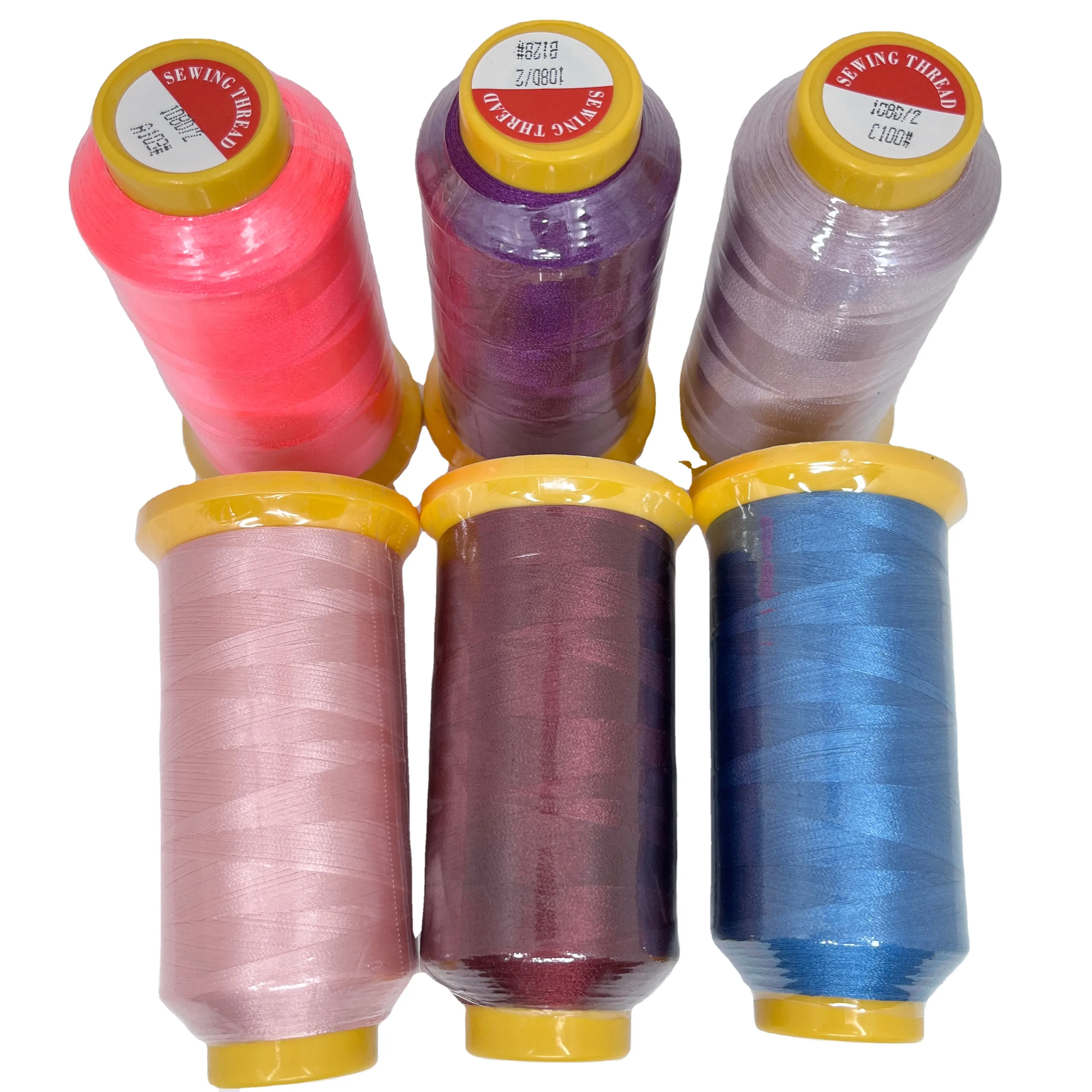 China factory directly provide high tenacity polyester bonded thread with better breaking strength
