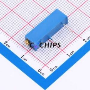 Resistencia Ajustable/Potenciómetro 3006P-201-LF, Componente de Orificio Pasante (THT)-3P, Resistencia de 6.5x4.9mm, 200 Ohmios, 10%, 750mW, 250ppm ℃ - Product Image 2