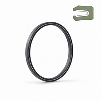 Joint d'étanchéité en PTFE en forme de U, à ressort, à faible friction, haute pression, pour vérin hydraulique et pompe chimique