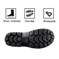 Bottes de neige YL7169 grises, mi-mollet, chaudes, imperméables, pour homme – Vente en gros