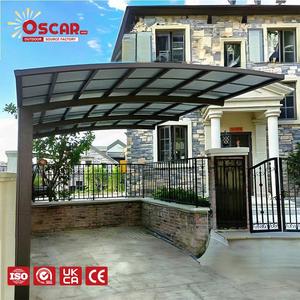 Abri de <span class=keywords><strong>Voiture</strong></span> <span class=keywords><strong>en</strong></span> Polycarbonate et Aluminium pour 3 Voitures - Protection Extérieure pour <span class=keywords><strong>Garage</strong></span> et Carport - Product Image 1