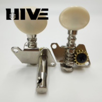 HIVE Wholesale Open Style Ukulele Tuning Pegs for 4 String Ukulele with Small Round-head Screw Parts & Accessories
