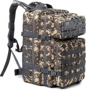 Sac à dos tactique de grande capacité pour homme, sac à dos tactique de 3 jours, sac de survie, résistant à l'eau, sac à dos de randonnée robuste, noir - Product Image 3