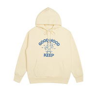 Ropa para Parejas, Sudadera con Capucha Extra Grande de Algodón y Poliéster con Logotipo Personalizado en Serigrafía, Estilo Urbano para Hombre