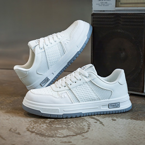 Chaussures Blanches pour Hommes 2026 Nouvelle Collection Été Légères Décontractées Respirantes Sportives en Maille à Lacets Tendance Meilleures Ventes - Product Image 4