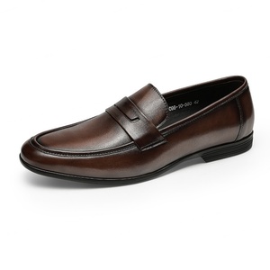 Zapatos Oxford Formales de Negocios de Cuero Genuino de Alta Gama, Lujosos, Casuales, con Suela Plana Antideslizante, Transpirables e Impermeables para Otoño - Product Image 4