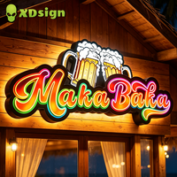 Enseigne néon LED personnalisée pour l'Oktoberfest, contrôle Bluetooth XDsign, lumière pour festival de la bière, publicité pour bars et décoration de fête