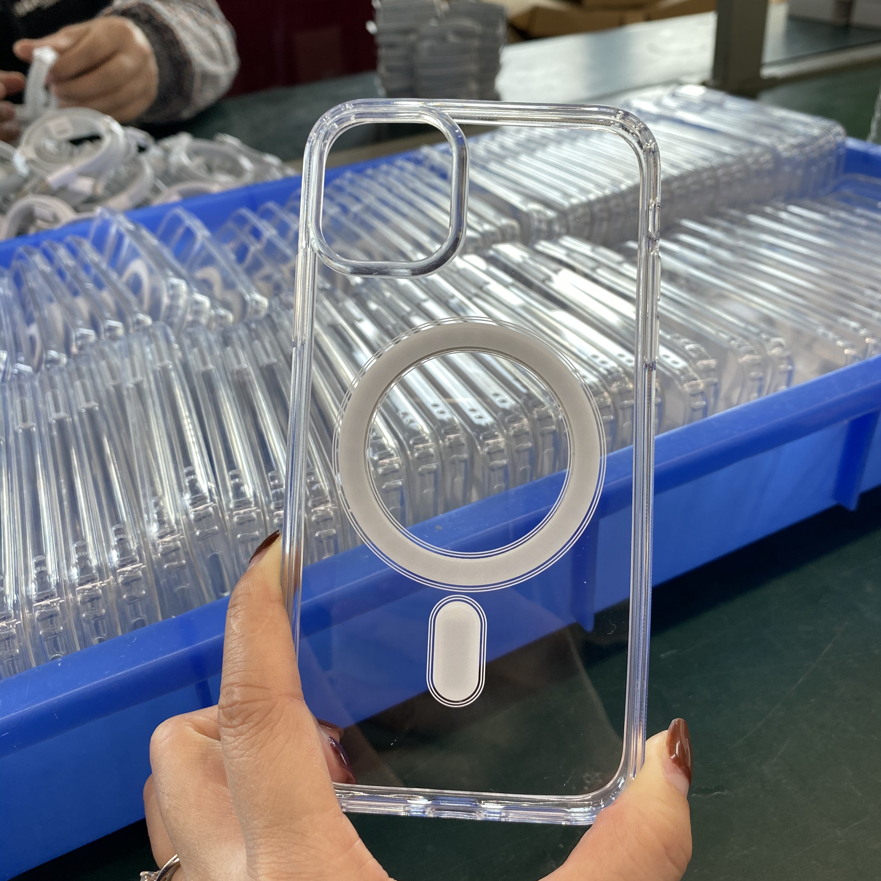 Прозрачный чехол TPU чехол для мобильного телефона защитный чехол Магнитный чехол для телефона для iPhone 12 Pro Max