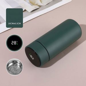 Promotion Corporate Activity Business <b>Gift</b> Metal 300Ml Smart Thermos Temperature Water Bottle With Logo Printed - Product Image 5