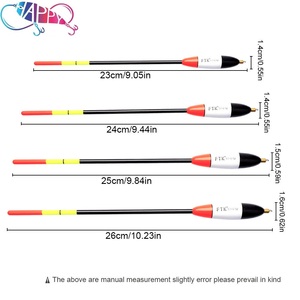 Offre Spéciale <span class=keywords><strong>FTK</strong></span> 4 pièces flotteurs en bois écologique longue portée haute flottabilité mousse poisson bouée flotteur de pêche accessoires de pêche - Product Image 2
