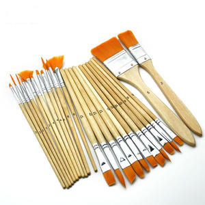 Nuovo Set di 24 <span class=keywords><strong>pennelli</strong></span> <span class=keywords><strong>per</strong></span> acquerello Gouache olio pittura acrilica <span class=keywords><strong>su</strong></span> <span class=keywords><strong>tela</strong></span> tenda in Nylon <span class=keywords><strong>pennelli</strong></span> da imballaggio - Product Image 2