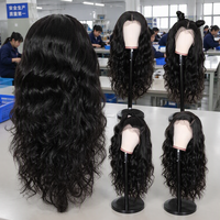 Perruque en cheveux humains indiens Remy bouclés crépus, sans colle, avec dentelle HD, densité 180%, pré-épilée, ligne de cheveux naturelle, pour femmes