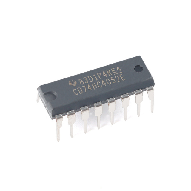 Cd74hc4052e Pdip-16 Single-channel analog multiplexer integrated circuit ic Chip
