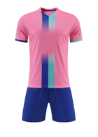Jersey Sepak Bola Latihan Custom Logo Unisex, Lengan Pendek Musim Panas, Cetak Heat-Transfer, Cepat Kering, Bernapas, OEM Grosir