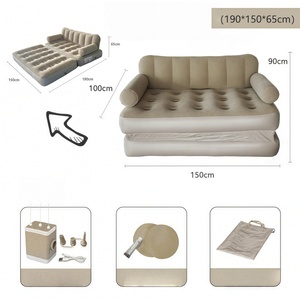 Canapé-<span class=keywords><strong>lit</strong></span> portable et durable, gonflable automatiquement, pour l'extérieur, tente de camping pliable, matelas pneumatique pour la maison, matériau floqué - Product Image 1