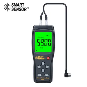 Ultrasonic Thickness Gauge Tester Sound Velocity Meter 1.2 to 220MM For Metal Steel Aluminium Plate plastic / ceramic / glass