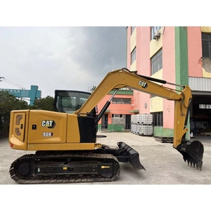 Stock d'occasion pas cher du Japon CAT 308. Mini-excavatrice CAT 308 d'occasion multi-usage, bien entretenue, provenance Japon, modèle Zero Tail. - Product Image 1
