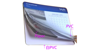 Alfombrilla de ratón multifunción ergonómica Calendario impreso personalizado Diseño con tapa <span class=keywords><strong>Protector</strong></span> de almohadilla de escritorio de cuero impermeable para escuelas Stock - Product Image 4