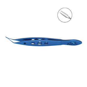 Akahoshi phaco prepper kualitas tinggi rahang halus micro Core cracker ophthalmic forceps