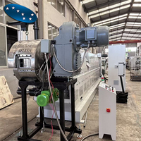 Machine de granulation directe à haute capacité pour flocons de plastique rigide PP/PS avec changeur de tamis hydraulique et ligne de recyclage