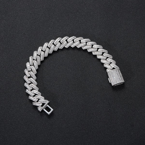 Pulsera de Cadena Gruesa Exagerada, Joyería de Pulsera de Pareja Personalizada de Moda Hip-hop, Collar de Moda Tanjing Lijing - Product Image 3