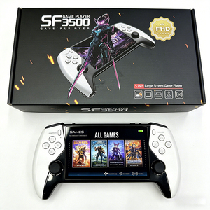 เครื่องเล่นเกมขายดี SF3500 จอ IPS 5 นิ้ว จอยสติ๊กคู่ แบตเตอรี่ 3000 มิลลิแอมป์  เกมคลาสสิคย้อนยุคขนาดเล็ก รองรับการเชื่อมต่อทีวี - Product Image 6