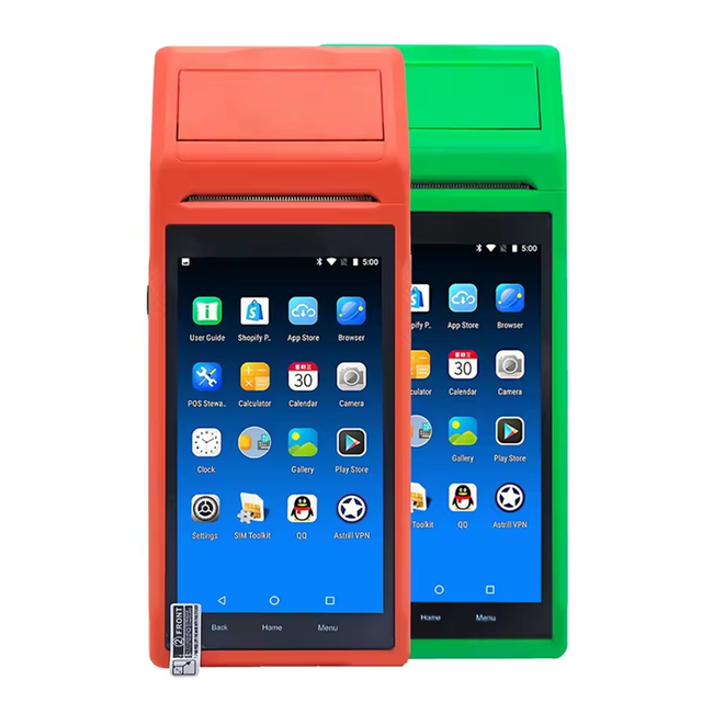 5.5"HD Android 8.1 Payment Terminal Mobile Payment Wifi Systems Cash Register Handheld Pos
