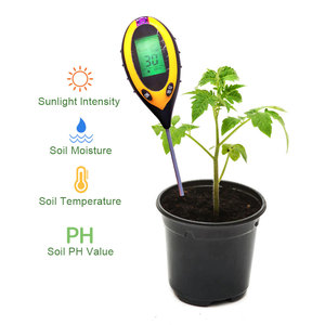 Novo 4 em 1 Digital PH Meter Solo Umidade Monitor Temperatura Luz Solar <span class=keywords><strong>Tester</strong></span> para Jardinagem Plantas Agricultura Com LCD Displayer - Product Image 2
