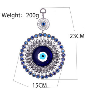 Jajazar — pendentif mural mauvais œil bleu turc, décoration, amulettes, ornement de voiture, maison, jardin, porte-clés, Protection, cadeau porte-bonheur - Product Image 2