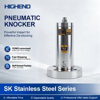 Industrieller SK Edelstahl Pneumatischer Vibrationshammer Luftdruckhammer für Chemische Lebensmittelverarbeitung Silo-Ausrüstung