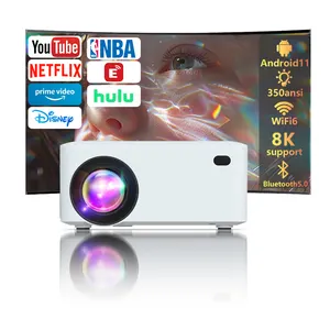 2024 200Inch 1440P Native Ultra Hd Smart 120 Ansi Lumens 3D 720P Hd Android 12 V 4K Chip Projector For Home