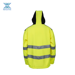 LX <span class=keywords><strong>Alta</strong></span> seguridad visible Tráfico Fluorescente Seguridad en el trabajo Chaquetas de invierno Amarillo Ropa DE TRABAJO impermeable - Product Image 5