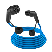 Câble de charge pour voiture électrique RTFIY, type 2, 7 kW, chargeur EV 32A, câble de charge rapide type 2 AC pour remplacement/réparation
