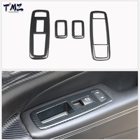 Kit de protection anti-rayures style fibre de carbone noire pour l'intérieur, garniture de recouvrement pour Jeep Grand Cherokee 2014-2015 conduite à gauche