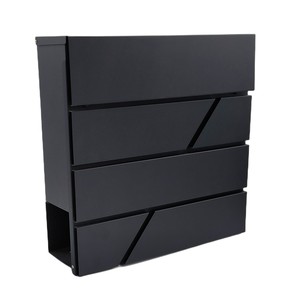 Mailbox Letter Box Metal Outdoor Lockable <strong>Mail</strong> Box Letter Box Wall Mounted Mailbox Mailbox - Product Image 3