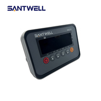 Indikator Timbangan SK210 6-Digit Layar LED 20mm OIML III RS232 Bluetooth Nirkabel untuk Timbangan Lantai Platform Truk