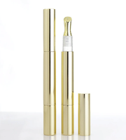 Tubes de 3ml aluminium or argent pour crème de massage pour les yeux Bouteilles d'emballage vides pour sérum essence huile baume à lèvres gel pour cheveux maquillage