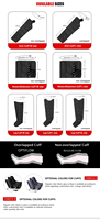 Bottes de compression d'air électriques, chambres de massage pour la récupération sportive, massage des jambes, chauffage, physiothérapie, six modes, trois