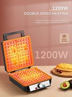 Gaufrier à 4 tranches en acier inoxydable, électrique, réglable, température réglable, livraison gratuite