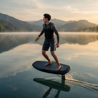 Planche à vendre avec batterie amovible, ailerons hydrofoils avant et arrière, montage facile pour les surfeurs débutants et professionnels