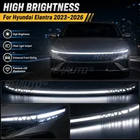 Barra de Luces LED para Parrilla Delantera de Elantra, Kit de Lámparas Dinámicas para Hyundai Elantra 2023-2026, Accesorios