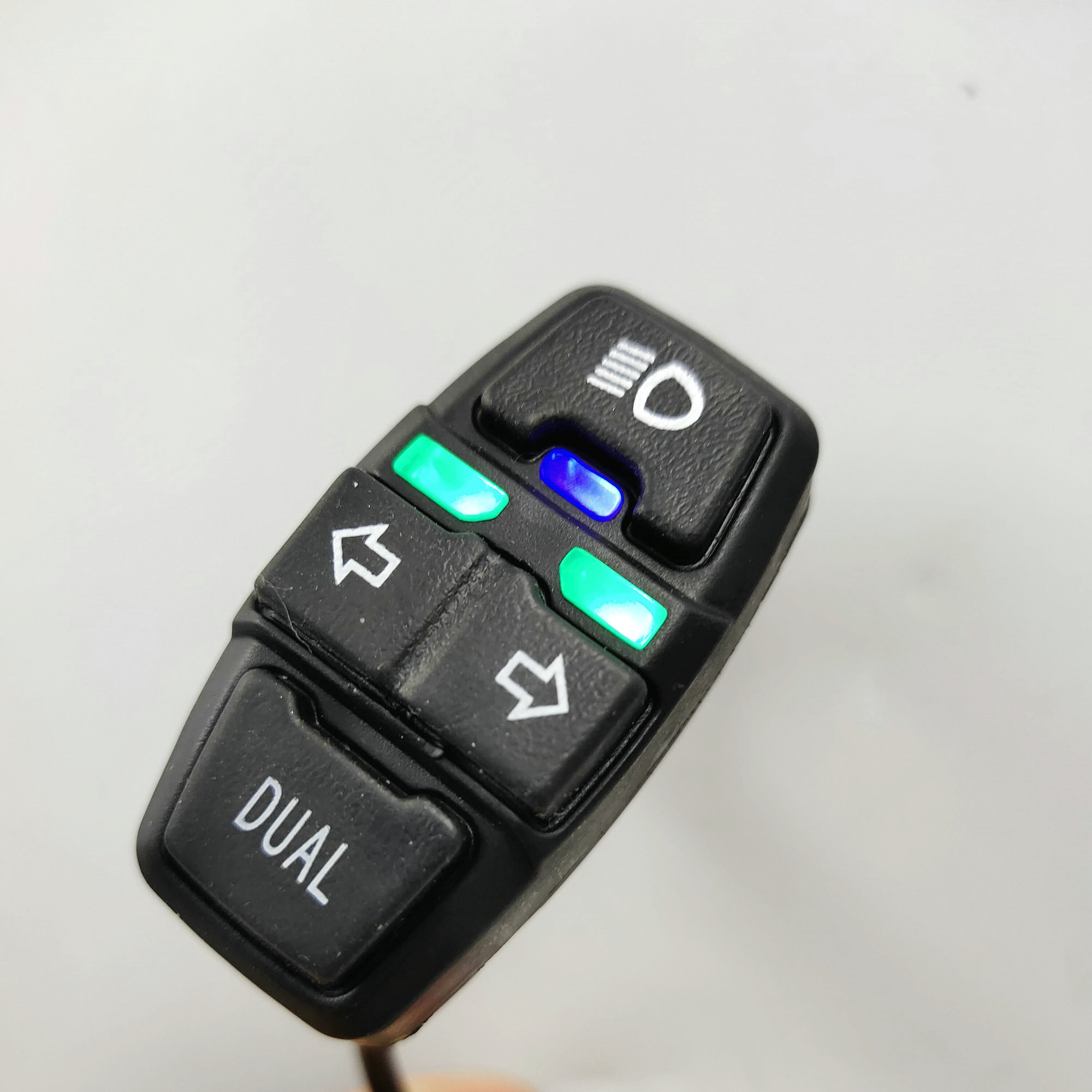 Передняя фара + одинарный/двойной + Поворотный выключатель света dk336, скутеры, электрический велосипед, Интеллектуальный горный велосипед, вездеход, трехколесный велосипед, запчасти «сделай сам»